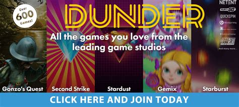 dunder casino no deposit free spins|Dunder Casino No Deposit Bonuses .
